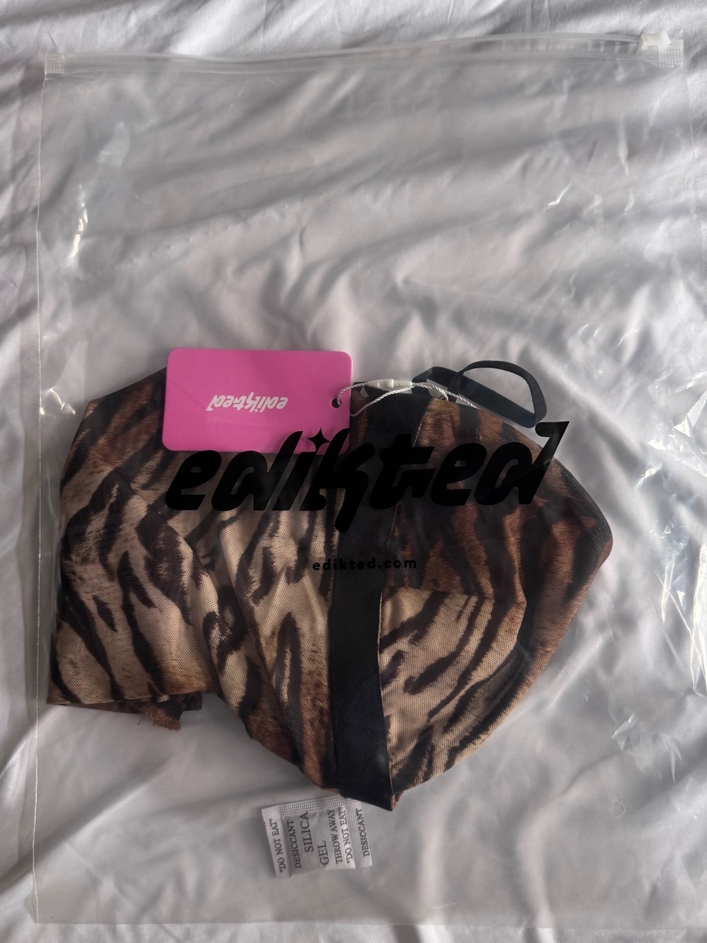Edikted Tiger Print Top New with tags